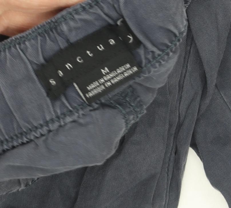 Sanctuary Blue Jogger Trousers Men Medium Elastic Waist