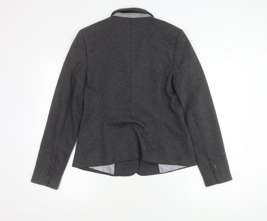 Esprit Women's Grey Blazer Size 14 Two-Button