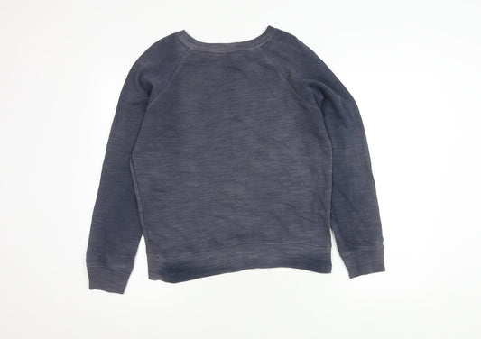 Womens UK Size 10 Marks and Spencer Blue Pullover Sweatshirt