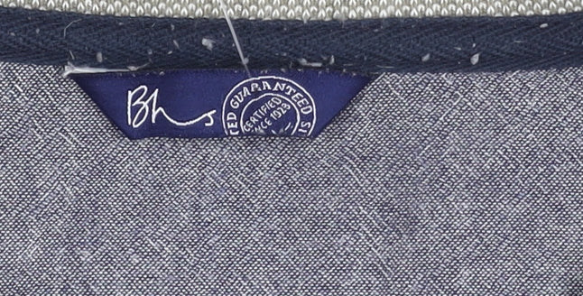 BHS Men's Check Polo Shirt XL