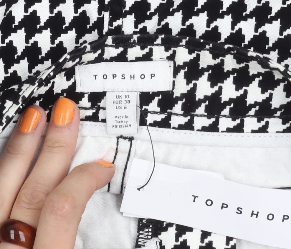 Womens UK Size 10 Topshop Mini Skirt