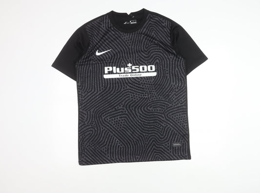 Mens UK Size L Nike Black Football Jersey