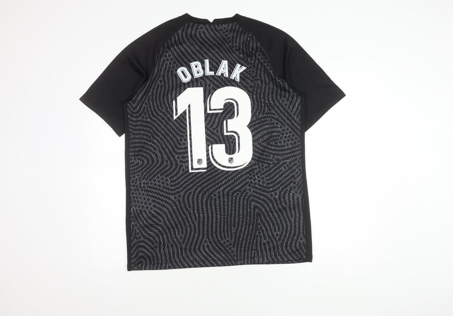 Nike Men's Black Football Jersey Short Sleeve L