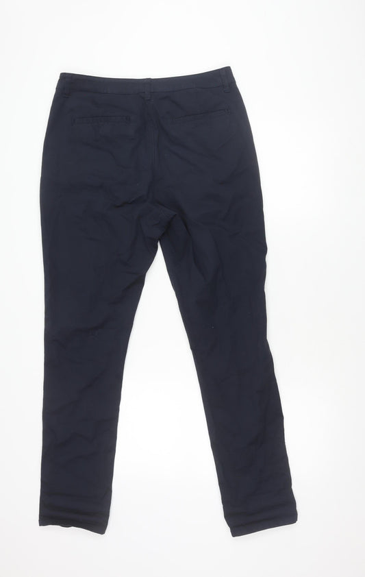 ASOS Men's Blue Trousers Size 32 34L Cotton Blend