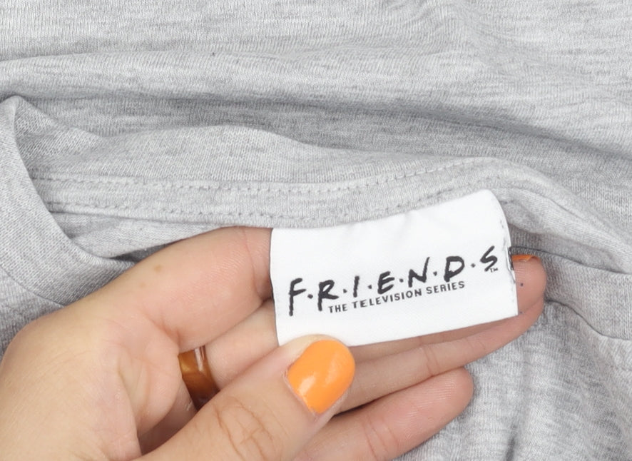 George Girls Grey Friends T-Shirt Size 11-12 Years