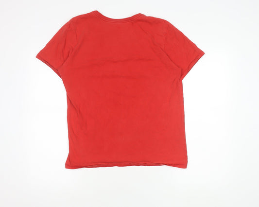 Nike Men’s Red Crew Neck Athletic T-Shirt, Size S