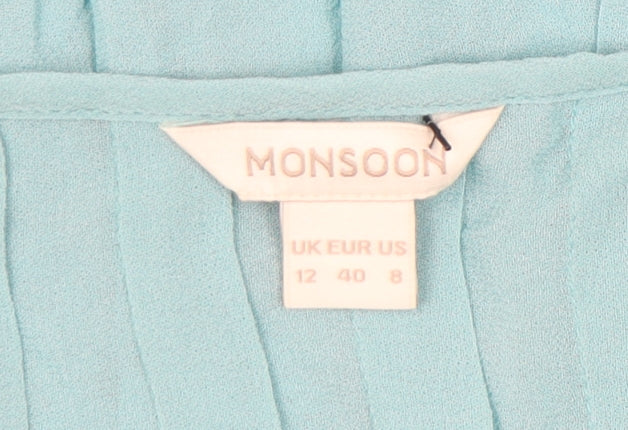 Womens UK Size 12 Monsoon Blue Tank