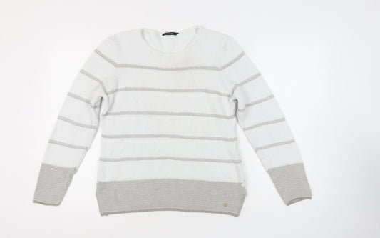 Womens UK Size 12 Olsen White Pullover Jumper