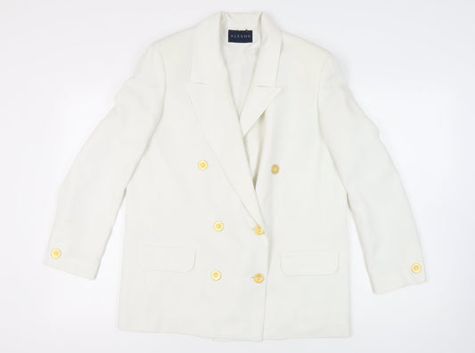 Womens UK Size 12 Alexon Regular White Blazer