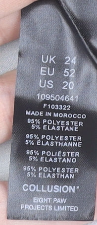 Collusion Women's Multicoloured Tie Dye Slip Dress - Size 24