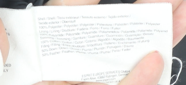 Esprit Women's Medium Black Puffer Waistcoat