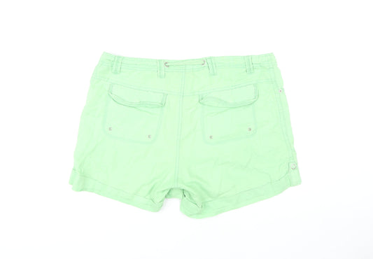 New Look Women's Green Shorts Size 16