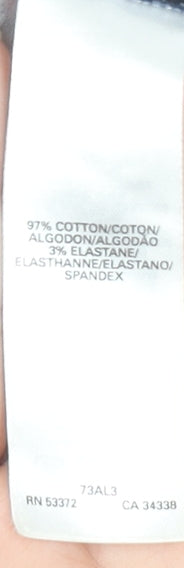 Brand and care label for French Connection Women's Floral Pleated Skirt, size 14