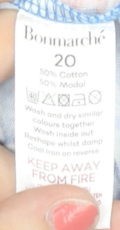 Bonmarché Women's Floral Blouse Size 20 Multicoloured