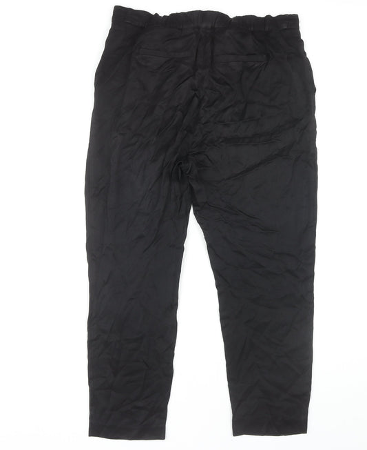 Reiss Women's Black Trousers Size 12