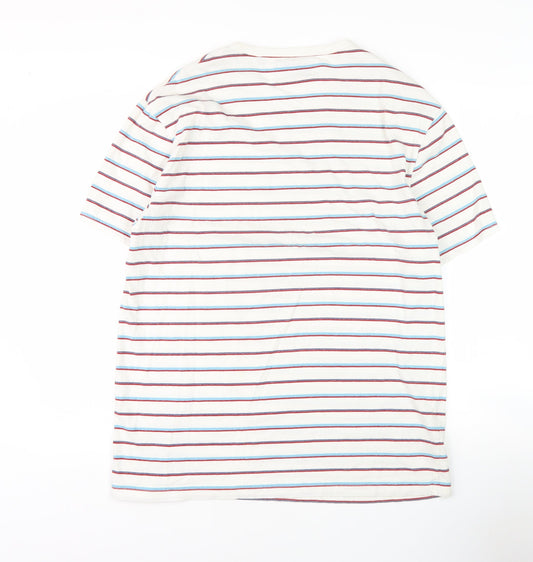Penguin Men's Multicoloured Striped T-Shirt XL