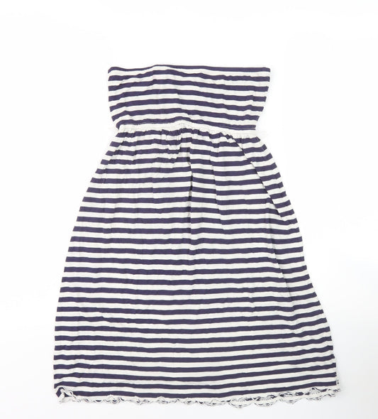 Accessorize Women's Striped Strapless Midi Dress S