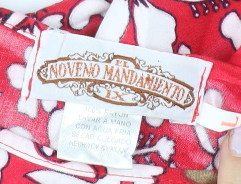 El Noveno Mandamiento Women Red XS Slip Dress