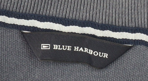 Marks and Spencer Men's Blue Polo Shirt L Short Sleeve