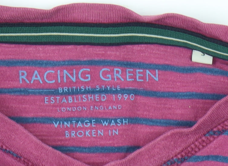 Unisex Adults UK Size S Racing Green Multicoloured T-Shirt