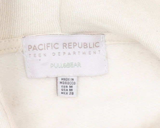 Teens UK Size 12 Pull&Bear Beige Pullover Hoodie
