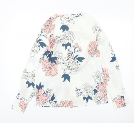 Laura Ashley Women's Floral Blouse Size 10 Multicoloured