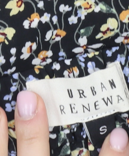 Womens UK Size S Urban renewal Pleated Woven Skirt