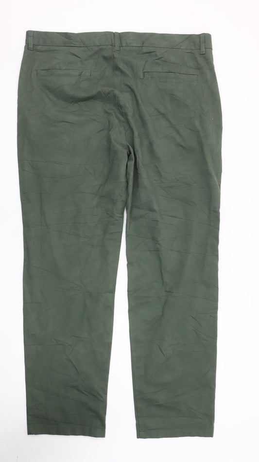Marks and Spencer Men's Green Trousers 42