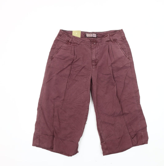 Womens UK Size 10 Old Navy Regular Fit Brown Trousers