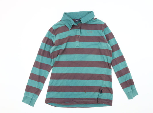 Mark Todd Women Multicoloured Striped Polo Size 18
