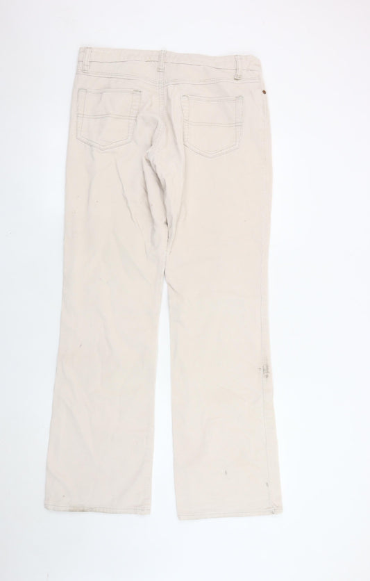 Cherokee Women's Beige Corduroy Trousers Size 12