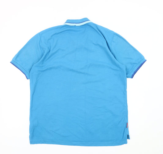 Slazenger Blue Men's Polo Shirt, Size L