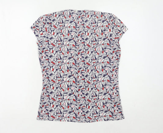 Laura Ashley Women's Multicoloured Floral T-Shirt, Size 10