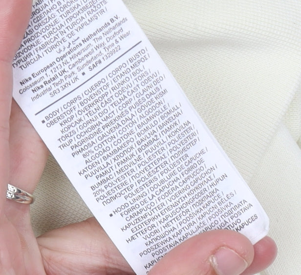 Nike Women's Ivory Hoodie, Small, Classic Style