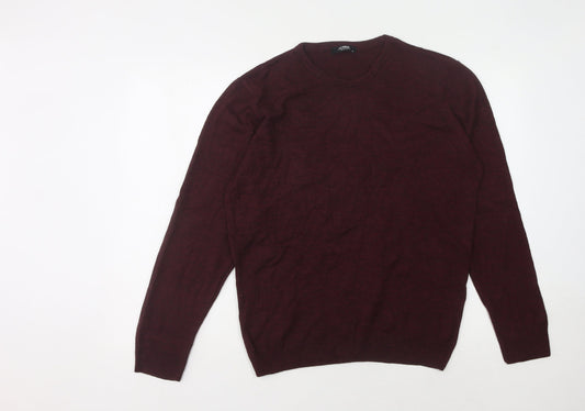 LC Waikiki Men's Red XL Wool Pullover Jumper