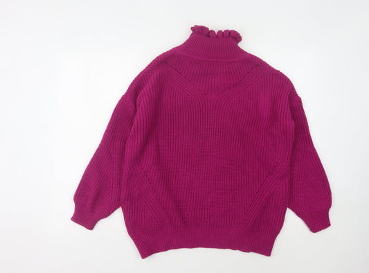 Womens UK Size UK 6 Topshop Purple Pullover Jumper