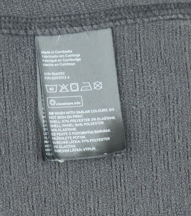 Mens UK Size M H&M Black Basic Jacket
