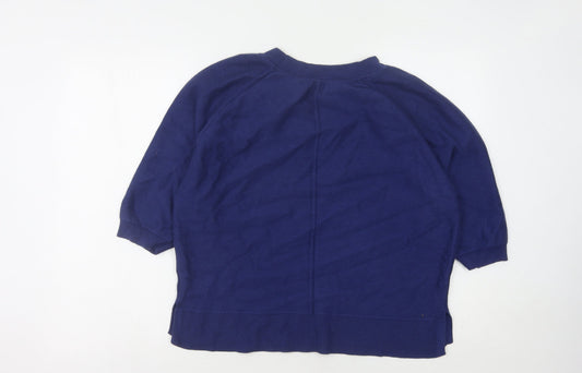 Womens UK Size M Kin by John Lewis Blue Pullover Jumper