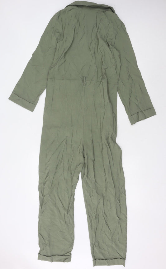 Zara Women's Green Jumpsuit, Size Small, Elegant and Versatile