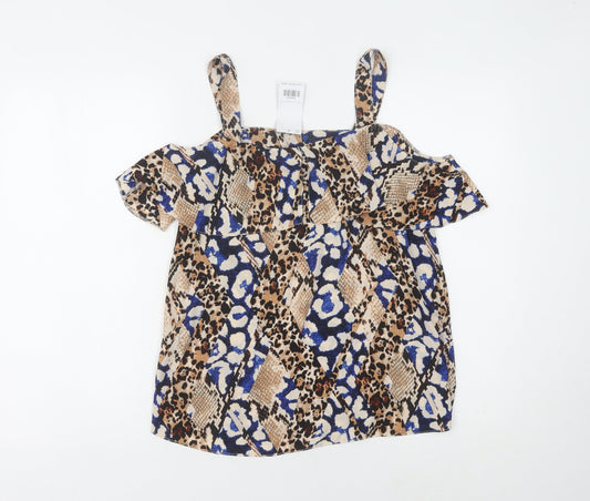 Womens UK Size 8 Dorothy Perkins Multicoloured Camisole Blouse