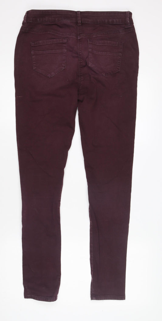 Next Women's Purple Jeans Size 12 Regular Fit