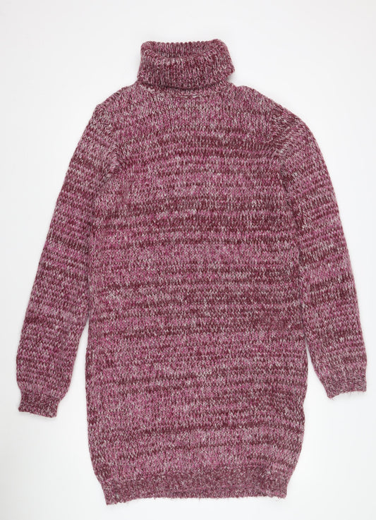 Womens UK Size M Pieces Multicoloured Pullover Jumper