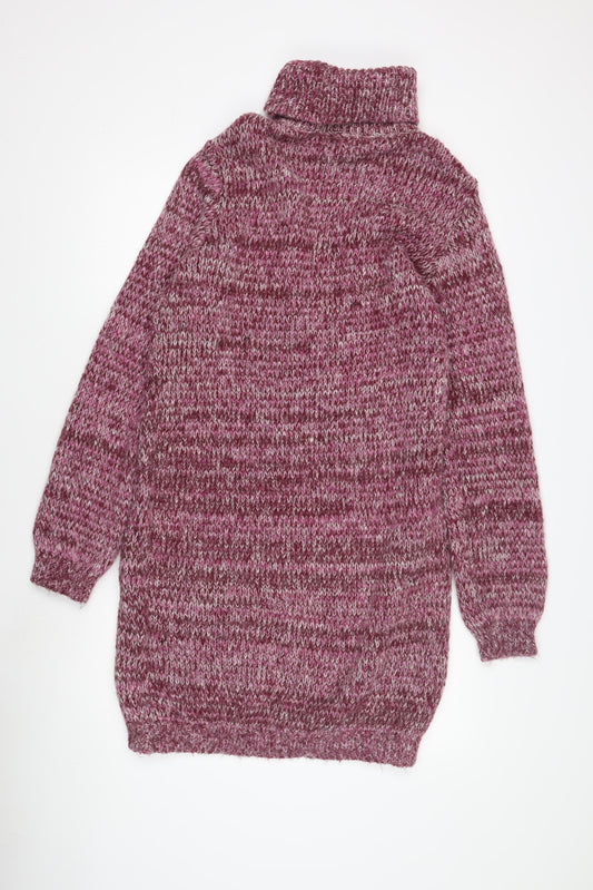 Womens UK Size M Pieces Multicoloured Pullover Jumper