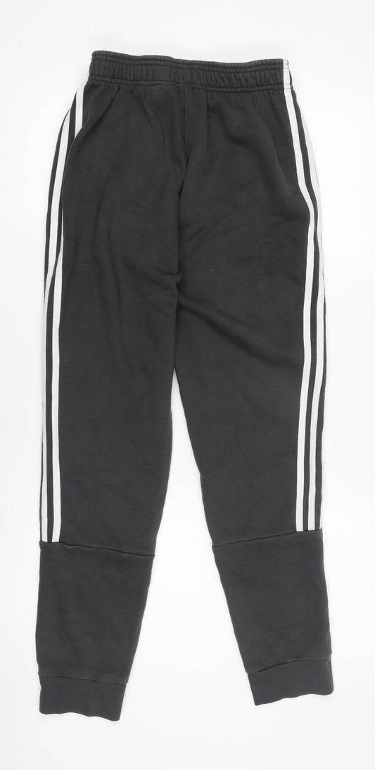 Adidas Men's Black Jogger Trousers, Size S, Gym Wear