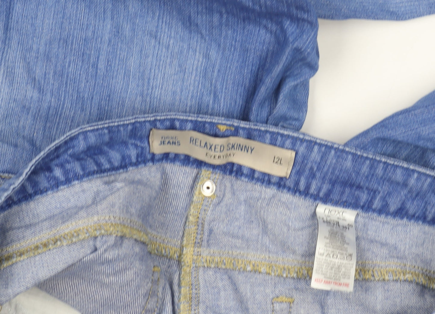 Next Women's Blue Skinny Jeans Size 12