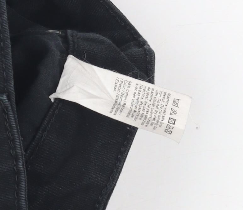 Mens UK Size 34 River Island Slim Fit Skinny Black Jeans