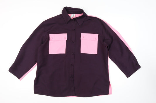 Womens UK Size 12 ASOS Multicoloured Button-Up