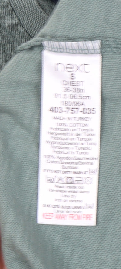 Next Men's Green Music Graphic Print T-Shirt S