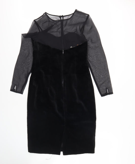 Next Women's Black Sheath Party Dress Size 10