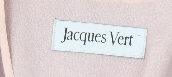 Jacques Vert Women's Pink Embroidered Jacket Size 16